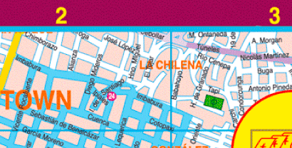 Map of Quito